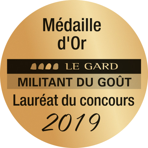 Médaille d'or Militant du Goût du Gard 2019